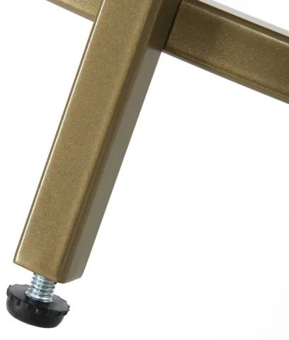 Tavolino laterale LYRA dorato