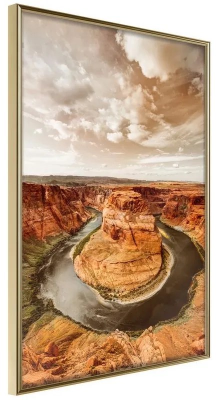 Poster  Colorado River  Cornice Quadri Cornice d'oro, Larghezza x Altezza Home decor 20x30