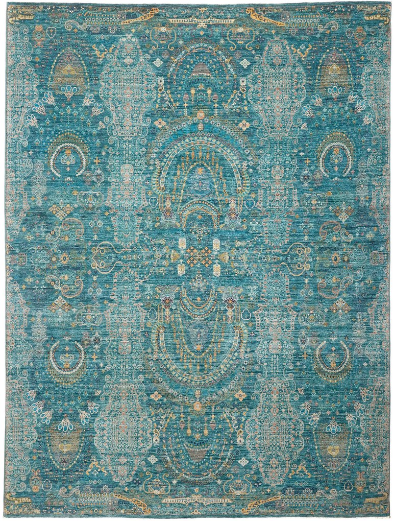 Samarkand Tappeto 250 x 330 Grigio (Pakistan) Annodato A Mano
