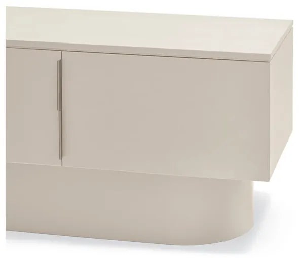 Tavolo TV beige 200x50 cm Totem - Teulat