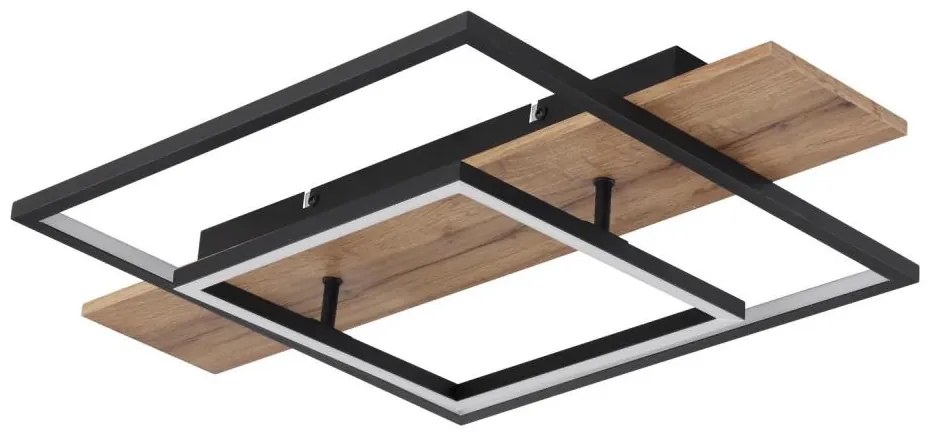 Globo 67289D - Plafoniera dimmerabile a LED VANNI LED/24W/230V marrone/nero