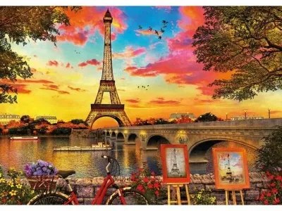 Puzzle Educa Sunset In Paris 2000 Pezzi