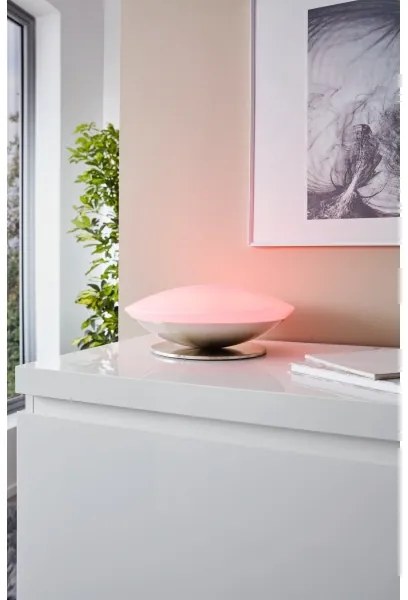 Eglo 33324 - Lampada da tavolo dimmerabile LED RGBW FRATTINA-C LED/18W/230V cromo opaco