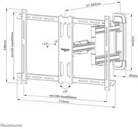 Neomounts supporto a parete per tv - WL40S-850BL16