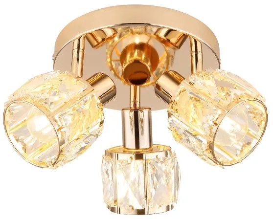 Faretto DUBAI 3xE14/40W/230V diametro 36 cm Oro rosa