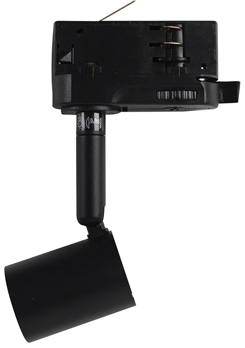 Faretto a binario trifase nero - Jeany