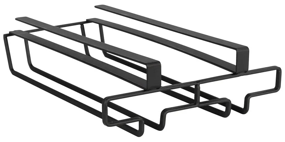 Supporto nero sotto il ripiano in vetro - Wenko