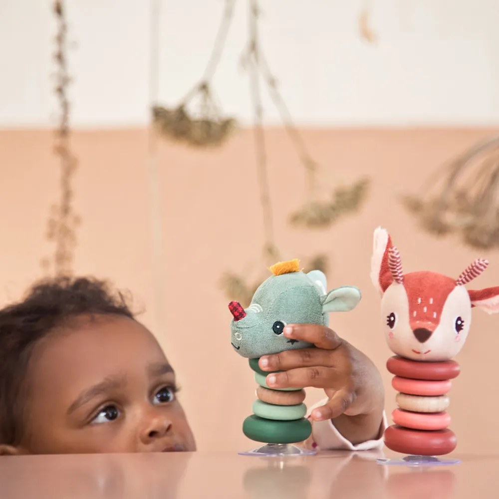 Lilliputiens - Sonaglio oscillante con ventosa - Cervo Stella