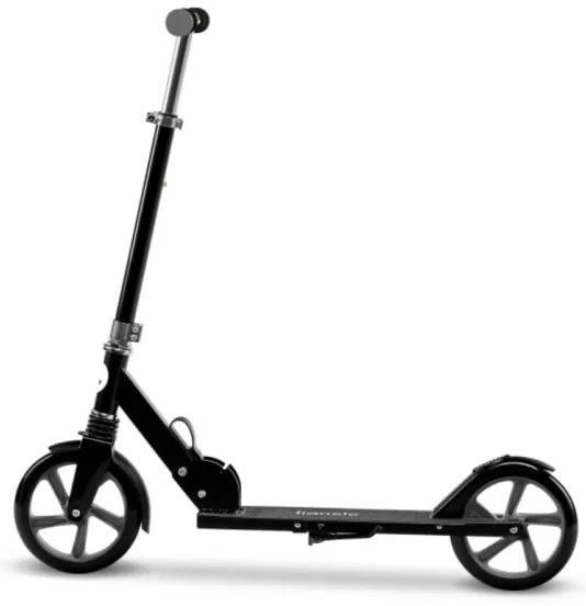 Lionelo - Monopattino per bambini LUCA nero