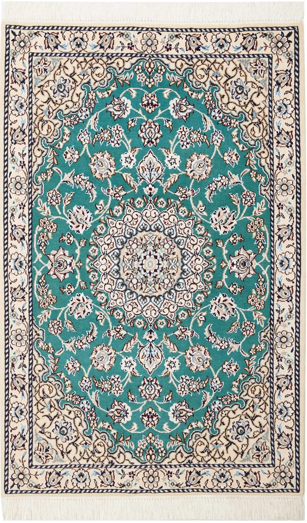 Nain Tappeto 80x130 (Iran) Annodato A Mano