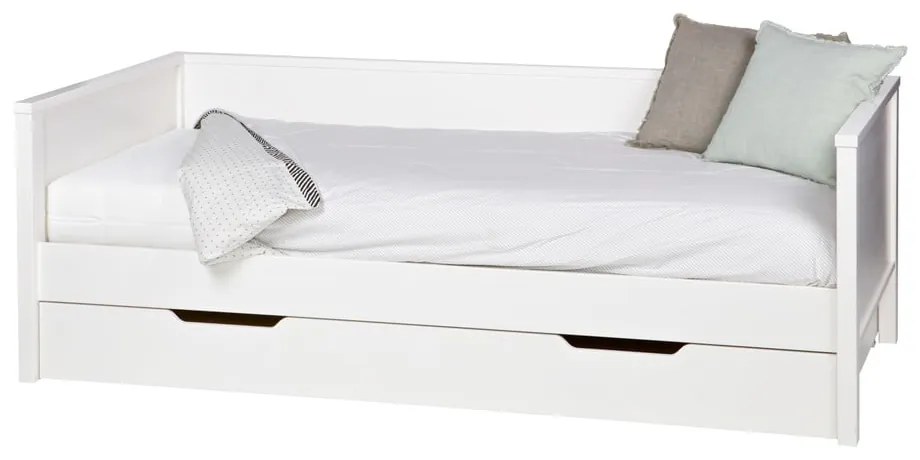 Letto singolo bianco 90x200 cm Nikki - WOOOD