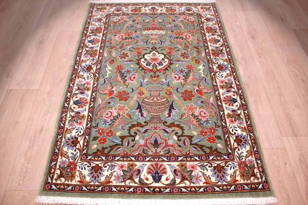 Varamin Tappeto 170x110 (Iran) Annodato A Mano