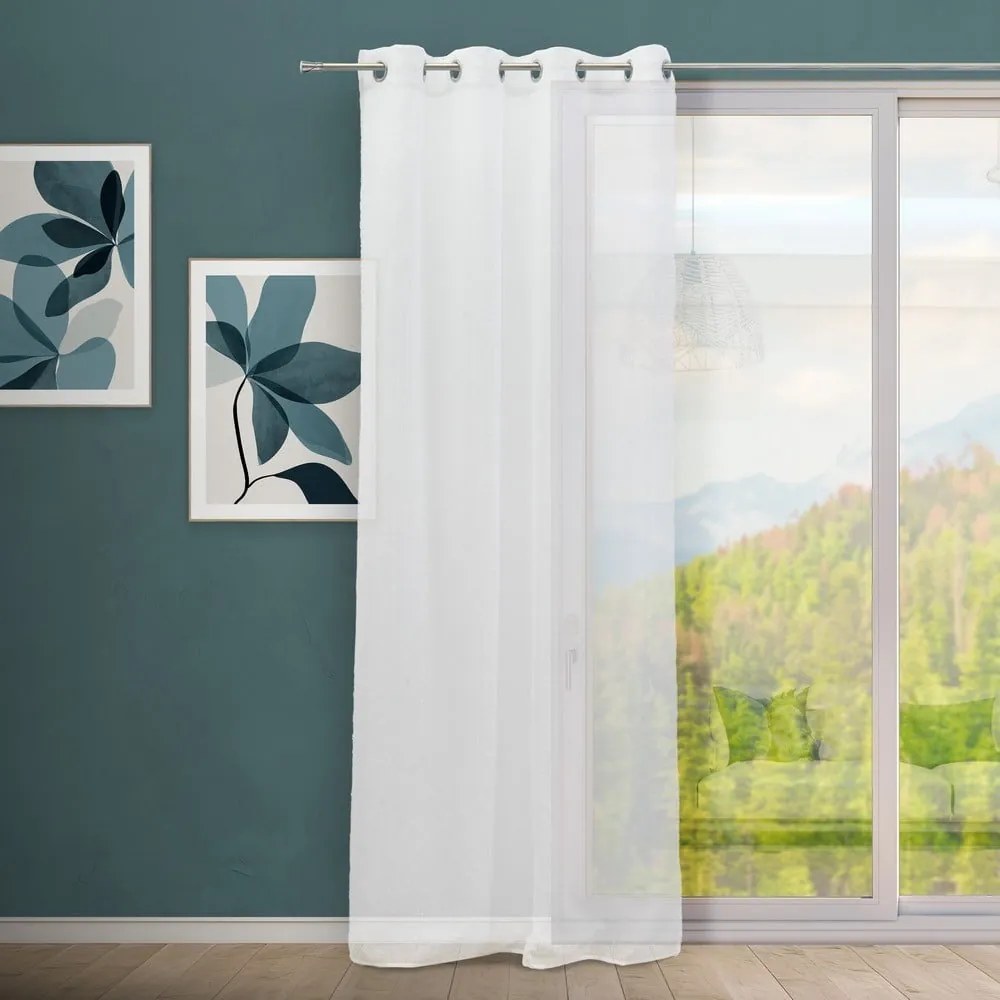 Tenda sottile bianca 140x260 cm Flat – Casa Selección
