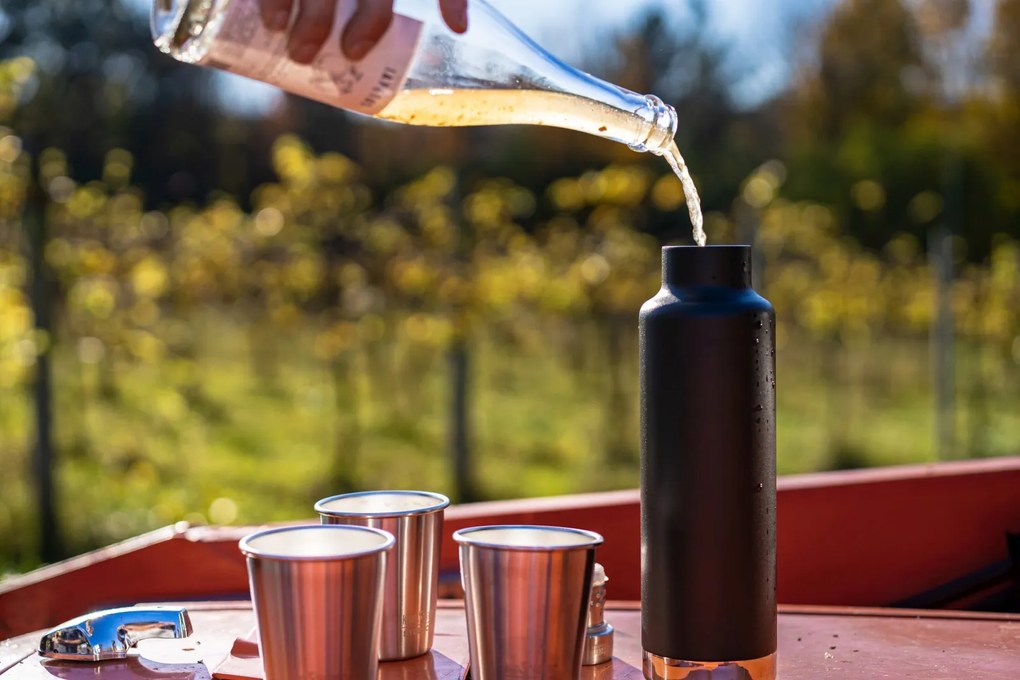 Borraccia termica in acciaio inox Klean Kanteen Insulated Classic Narrow - Brushed Stainless 750 ml