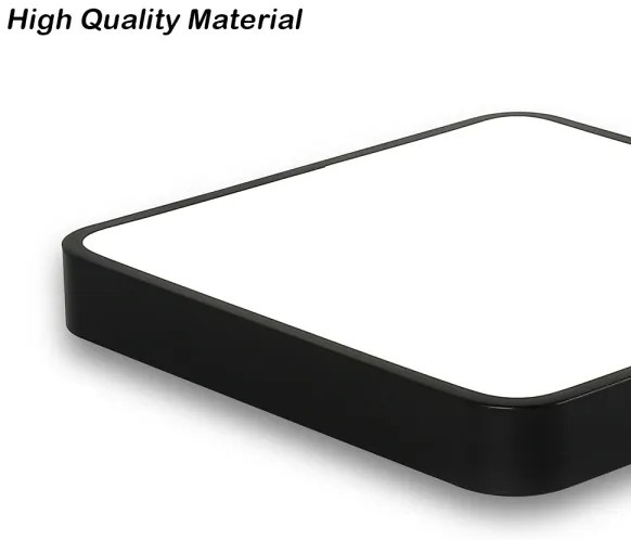 Brilagi - Plafoniera LED POOL SQUARE LED/48W/230V 50x50 cm nero