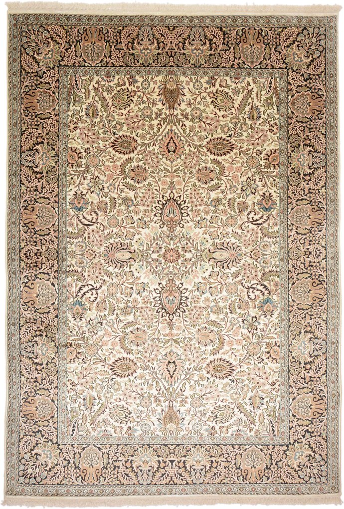 Cashmere Silk Tappeto orientale 190 x 270 (Indian) Annodato A Mano
