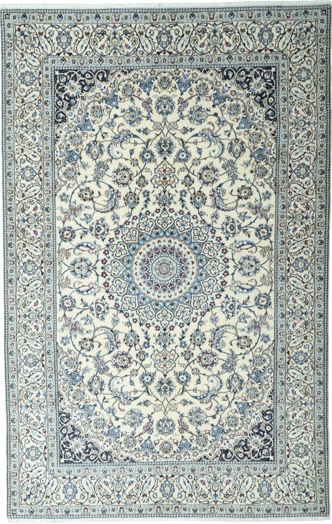 Nain Tappeto persiano 310 x 200 Beige (Iran) Annodato A Mano