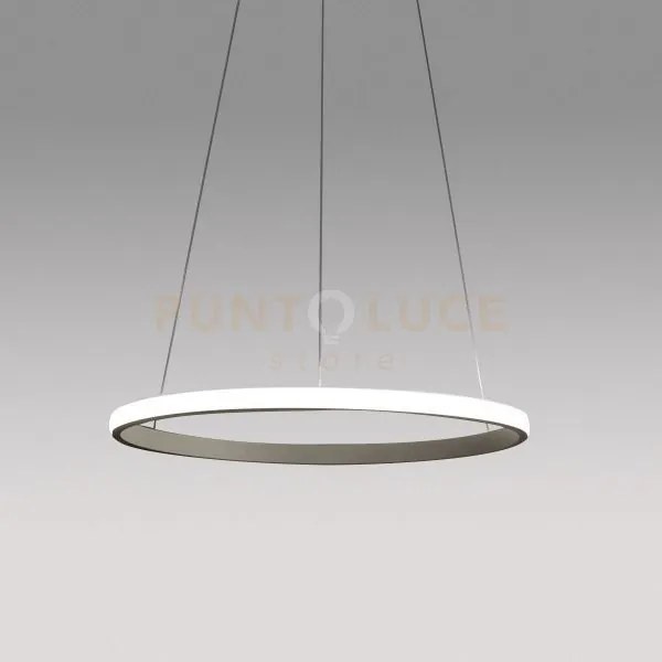 Iole s/1 - lampadario a sospensione titanio led 3000k 1400lm 28w di...