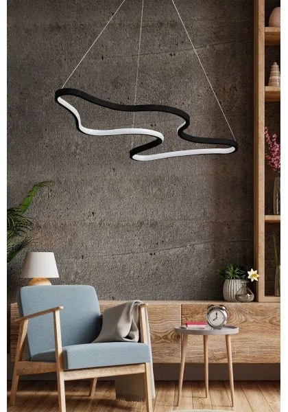 Lampada a sospensione LED su cavo ARTISAN LED/36W/230V 4000K nero