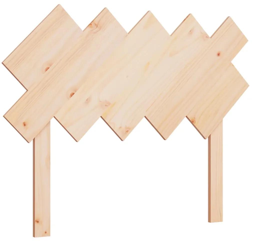 Testiera per letto 104x3x80,5 cm in legno massello di pino