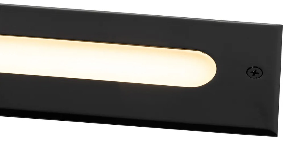 Faretto da incasso nero moderno 30 cm con LED IP65 - Eline