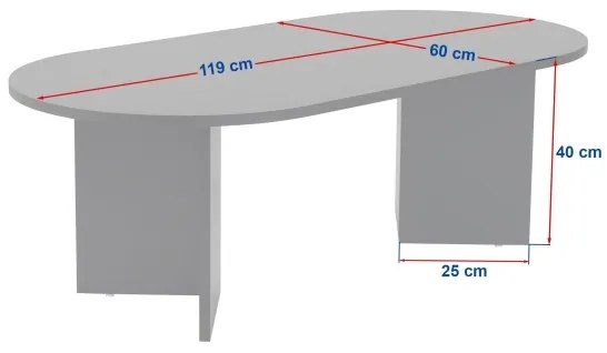 Tavolino da salotto NEL marrone