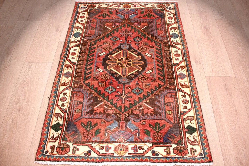 Hamedan Tappeto persiano 90x130 (Iran) Annodato A Mano