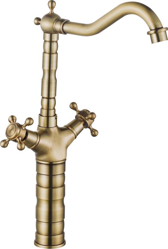 Rubinetto da cucina / da bagno Rea Rustico antique gold