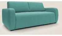 Divano Letto 3 Posti 215x93x100 cm in Tessuto Verde