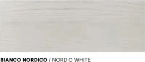 Specchio bagno con pensile e lampada LED ONDA 100 Bianco Nordico