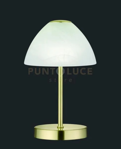 Queen lampada da tavolo led 3w 280lm, 3000k metallo ottone touch 4 ...