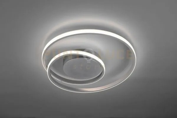 Zibal plafoniera led 22w 2500lm, 3000k spirale alluminio dimmerabil...
