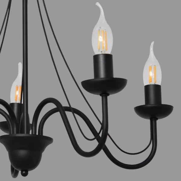 Lampadario a sospensione con filo MALBO II 5xE14/10W/230V