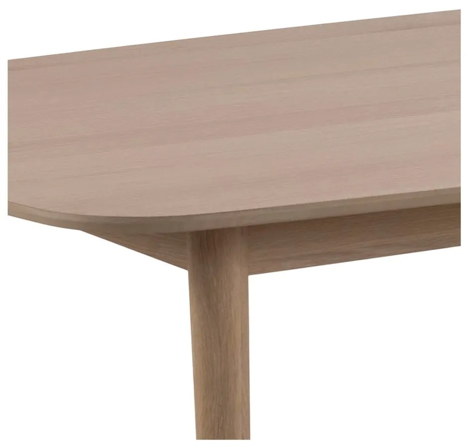 Tavolo da pranzo pieghevole con piano in rovere 210x100 cm Aston - Actona