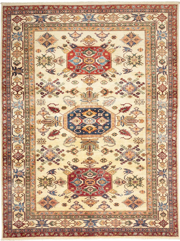 Kazak Tappeto orientale 180x240 Beige (Pakistan) Annodato A Mano