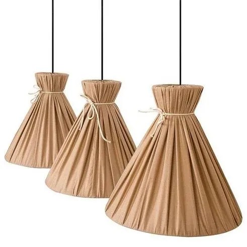 Lola 3 Lampada a Sospensione Cappuccino/Beige/Nero - Envostar