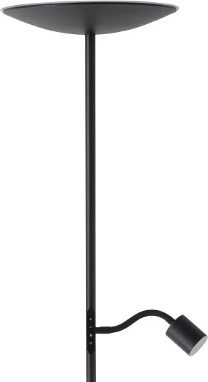 Eglo 901977 - Lampada da terra dimmerabile CONIVARINO LED/26,5W/230V +LED/4W nera
