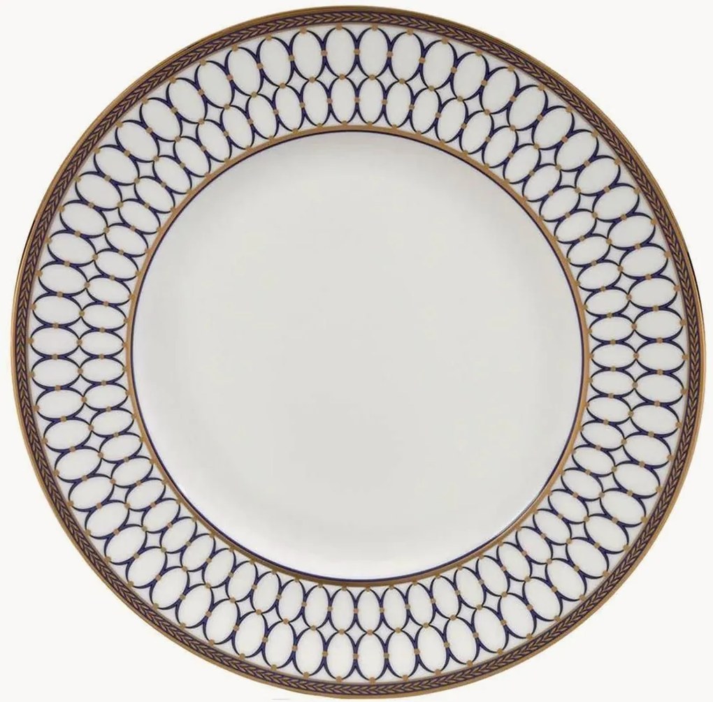 Piatto piano in Fine Bone China Renaissance