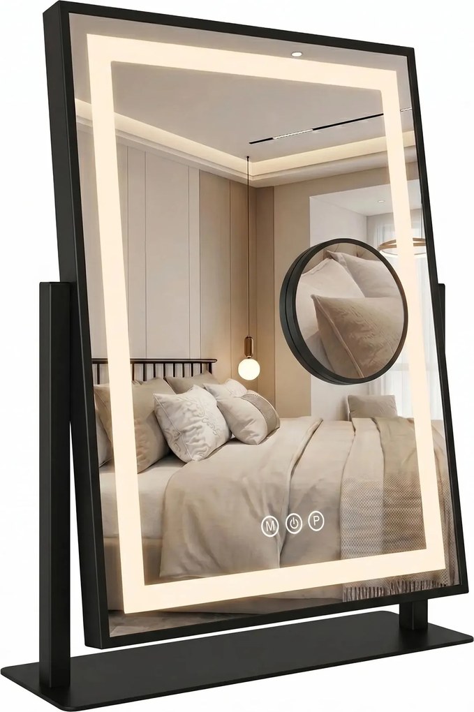 Specchio LED LUMI Black 30x40cm