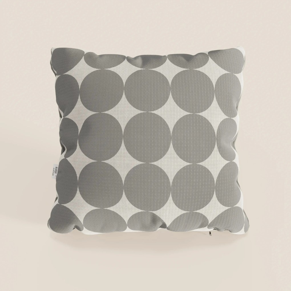 Dot cuscini geometrici disponibile in diversi colori in tessuto Idrorepellente grigio