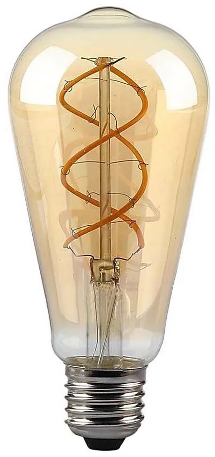 Lampadina LED dimmerabile FILAMENT ST64 E27/4,8W/230V 1800K