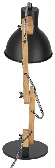 Lampada da tavolo 1xE27/40W/230V nera