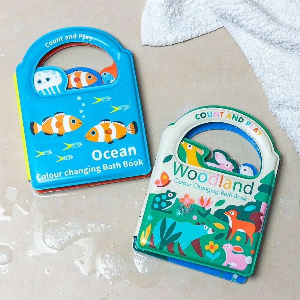 Giocattolo interattivo Colour changing bath book Ocean - Rex London