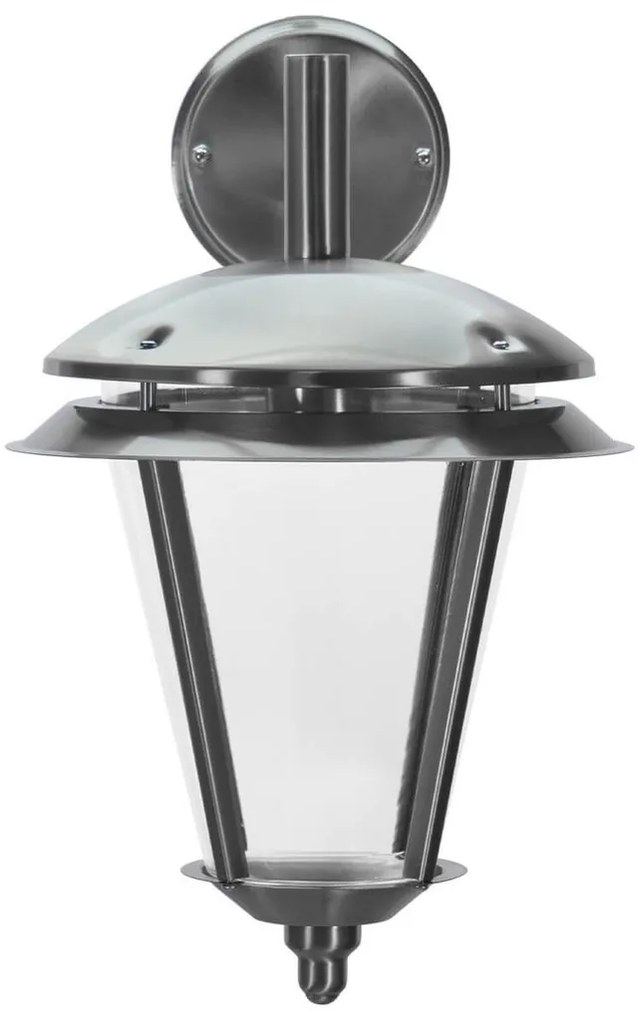 Applique da parete IP54 in Acciaio Inox E27 per Esterni da parete
