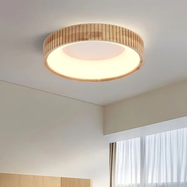 Brilagi - Lampada da soffitto LED FALCON WOOD MODERN LED/30W/230V Ø 45 cm legno