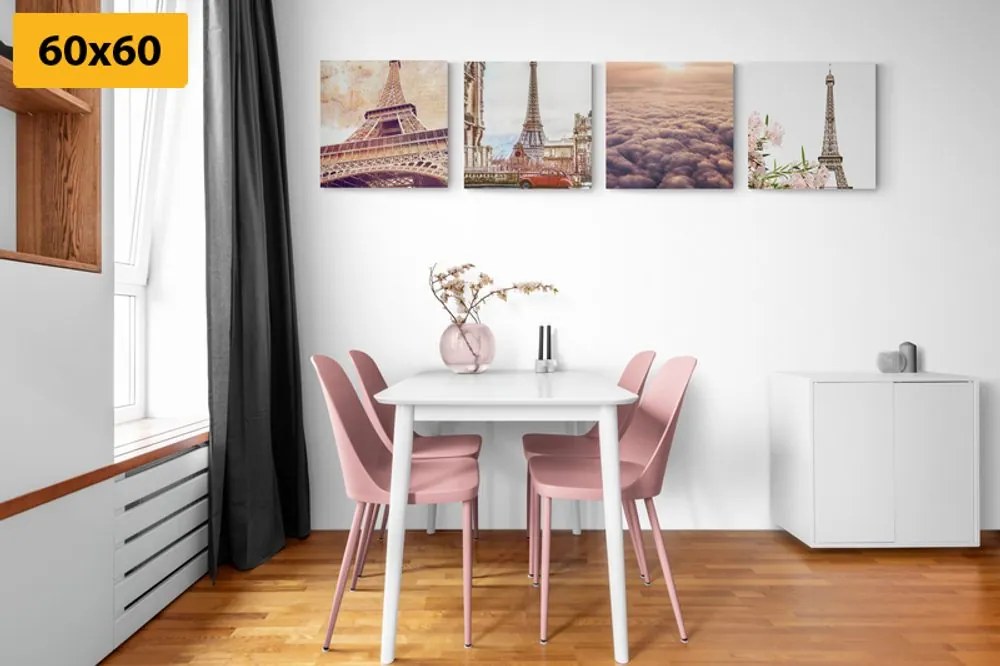 Set di quadri – Torre Eiffel a Parigi