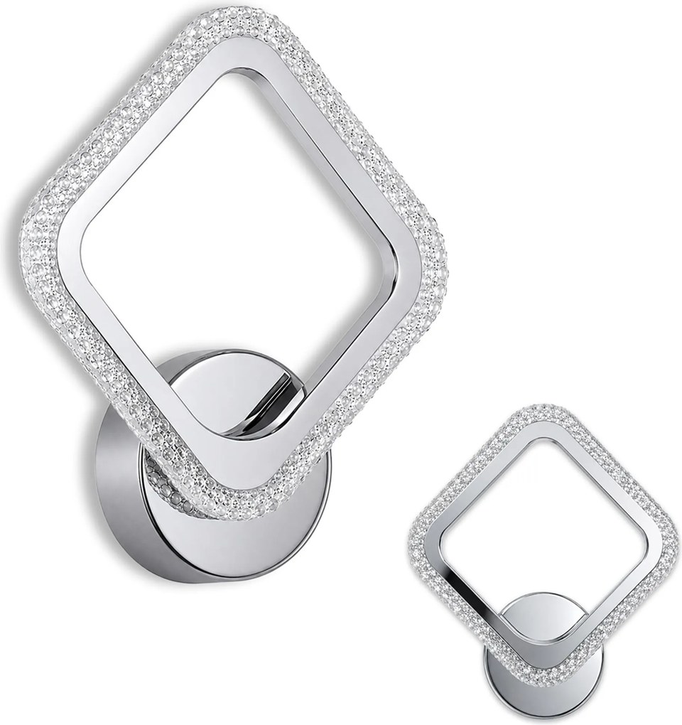 Applique a LED LHJ125-W Cromo