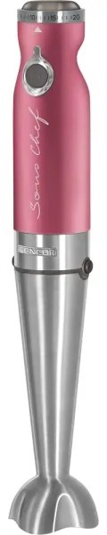 Sencor - Frullatore a immersione 4in1 1200W/230V acciaio inox/rosa