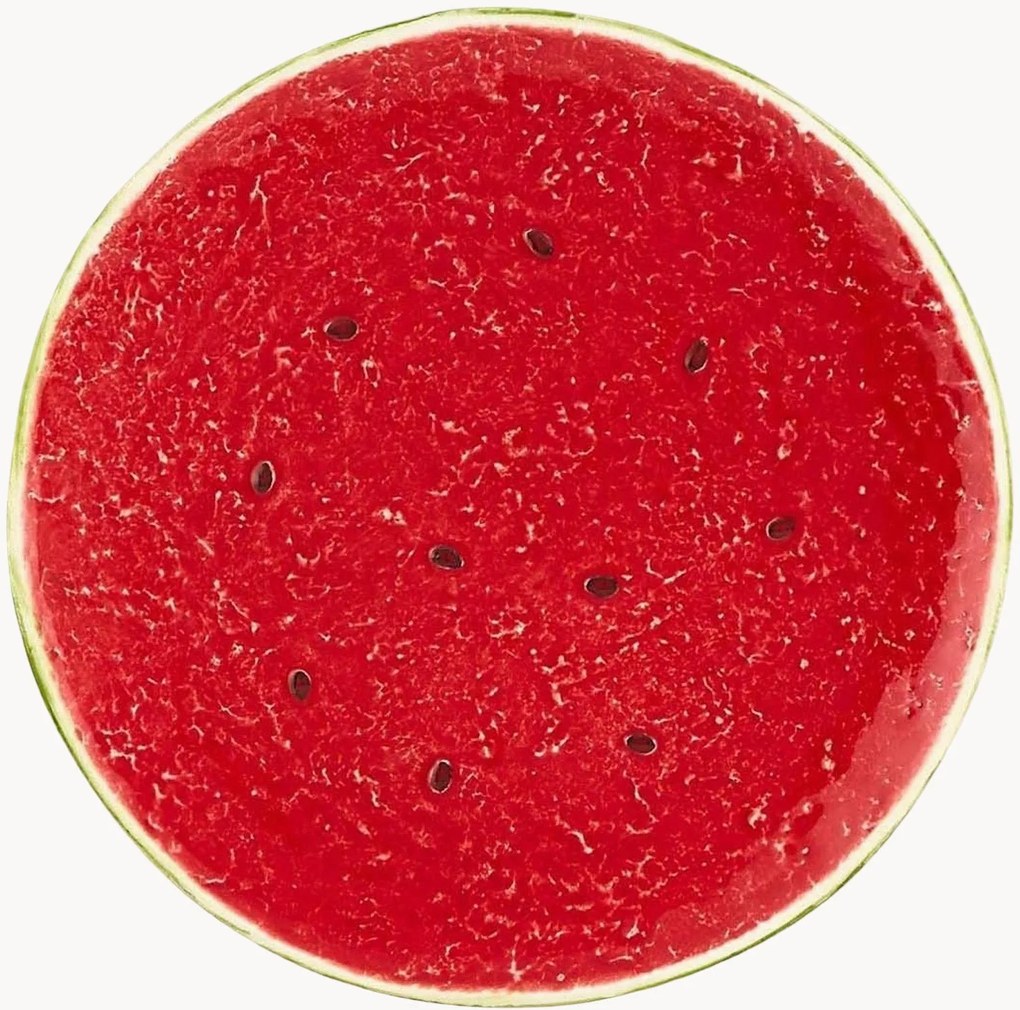 Set di 4 piatti piani Watermelon