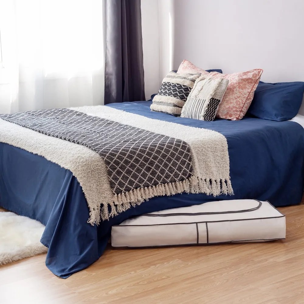 Scatola portaoggetti bianca sotto il letto - Compactor